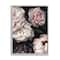 Stupell Industries Clustered Pink and White Florals Elegant Flowers in Gray Frame Wall Art